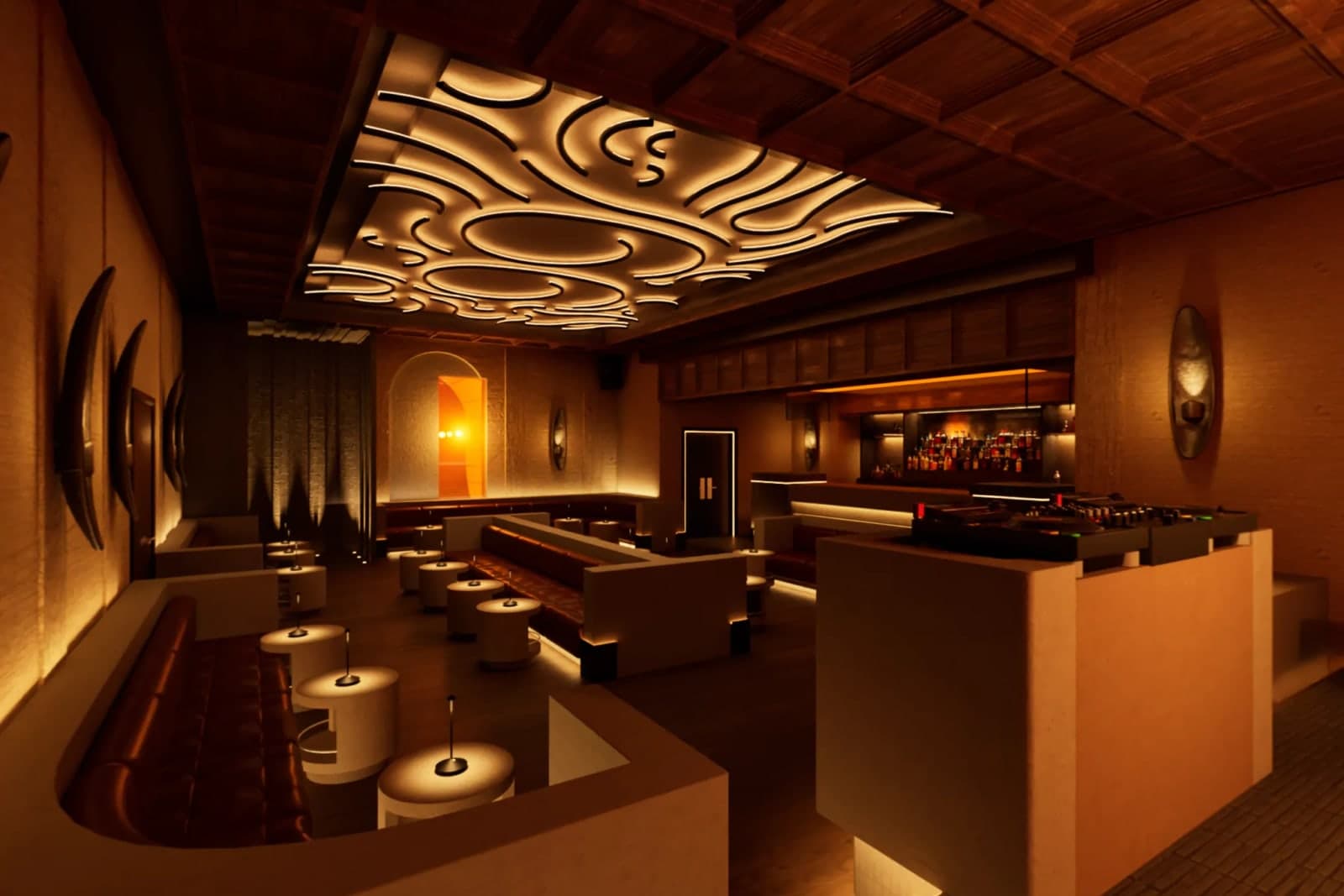 The upstairs main room at 99 Regent Street