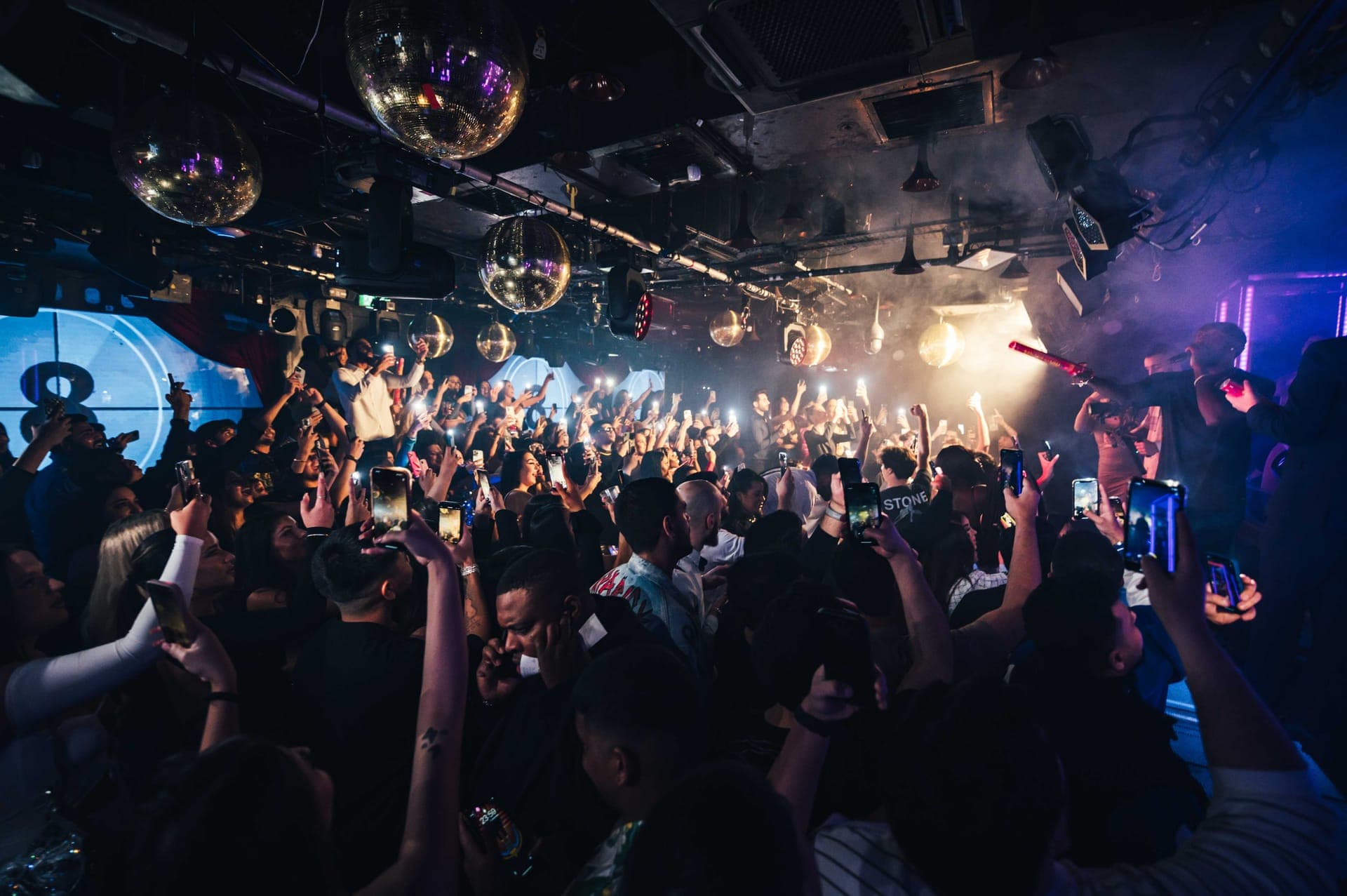VIP birthday table booking at a London club